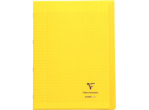 NOTEBOOK CLEAR COVER YELLOW A4 (#126153)
