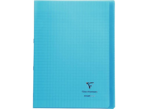 NOTEBOOK CLEAR COVER BLUE A4 (#126148)
