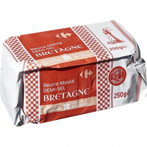MOULDED SALTED BRETAGNE BUTTER 250G (#116270)