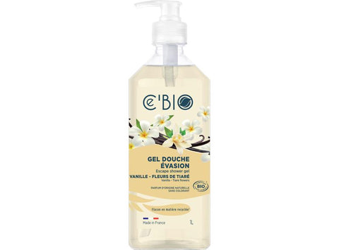 ORGANIC VANILLA TIARE FLOWER SHOWER GEL 1L (#122915)