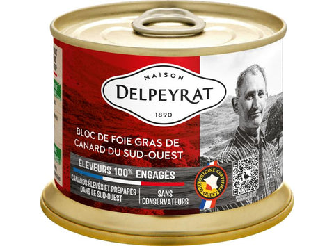 BLOCK OF PGI DUCK FOIE GRAS 160G (#123001)