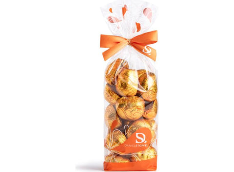 MILK CHOCOLATE HAZELNUT PRALINE ESCARGOTS 245G (#122904)