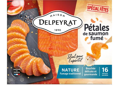 PLAIN SMOKED SALMON SLICES 160G (#122990)