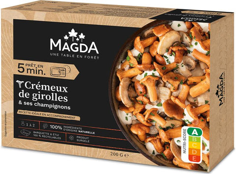 CREAMY CHANTERELLES WITH SHALLOT SAUCE 200G (#120592)