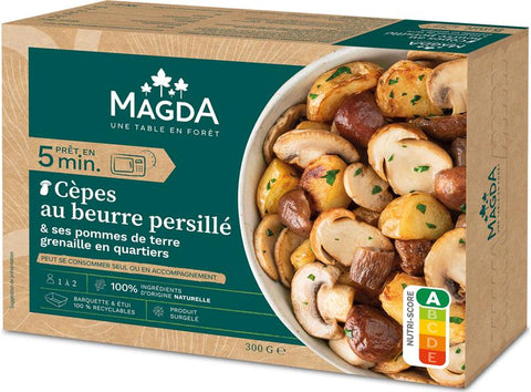 PORCINI MUSHROOMS WITH PARSLEY BUTTER AND POTATOES 300G (#120596)
