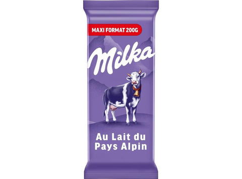MILK CHOCOLATE BAR ALPINE REGION 200G (#122336)