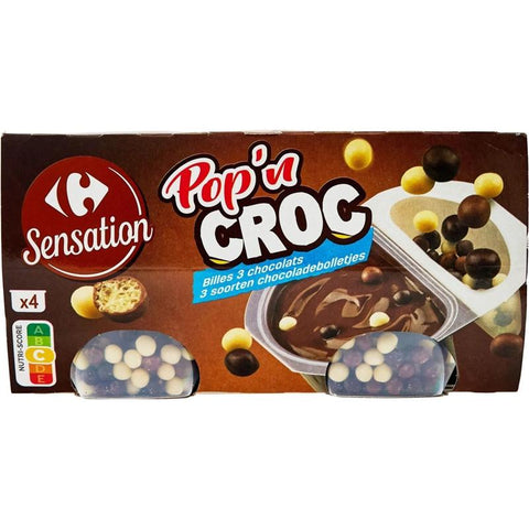 CHOCOLATE CREAM TRIPLE CHOCO PEARLS DESSERT 117G (#116860)
