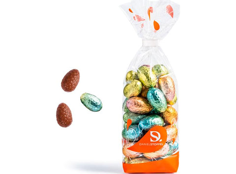 MILK CHOCOLATE PRALINE EGG ASSORTMENT 250G (#122899)