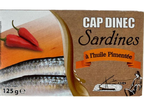 SPICY SARDINES IN VEGETABLE OIL 125G (#127353)