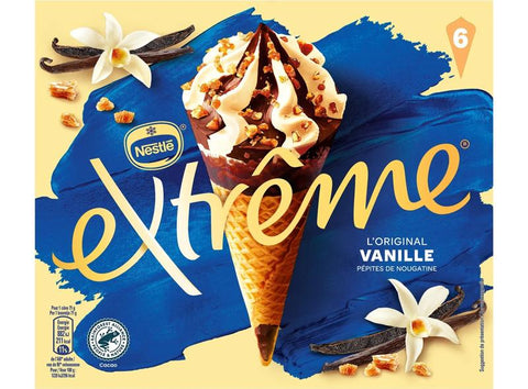 VANILLA NOUGATINE CONE ICE CREAM 426G (#127757)