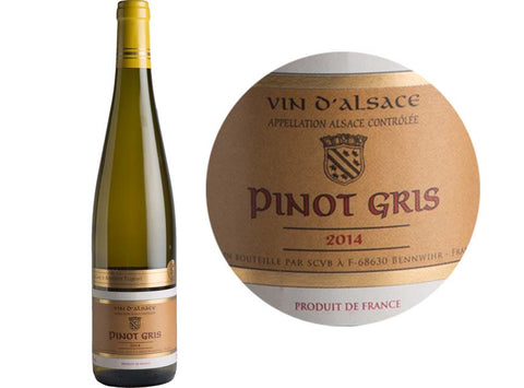 PINOT GRIS WHITE WINE 75CL (#124053)