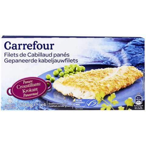 BREADED COD FILLETS 500G (#120194)