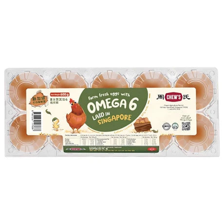 FRESH EGGS OMEGA 6 VITAMIN E 10PC (