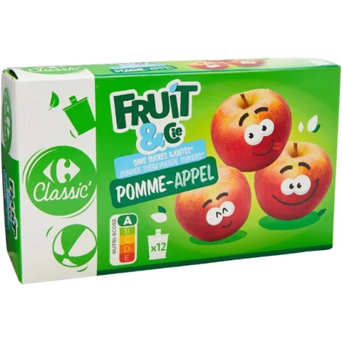 APPLESAUCE W/O ADDED SUGAR POUCH 90G (#115008)