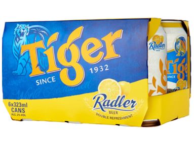 TIGER RADLER LEMON BEER 323ML (#120755)