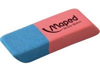 SMALL DUO-COLOURED ERASER (#126225)