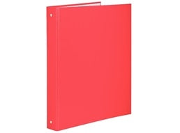 RED 4 RING BINDER A4 (#126411)