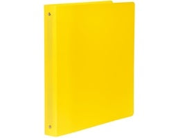 YELLOW 4 RING BINDER A4 (#126414)