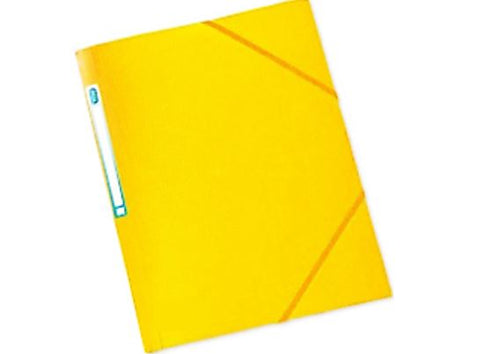 YELLOW 3 FLAPS PLASTIC FOLDER (#126462)