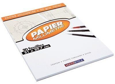 PACK OF 50 GRAPH PAPER A4 (#126161)