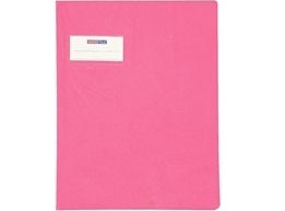 PINK EXERCISE BOOK COVER NAME LABEL (#126312)