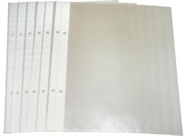 25 CLEAR PUNCHED POCKETS 17X22 (#126304)