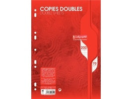 50 DOUBLE A4 PUNCHED SHEETS (#126118)