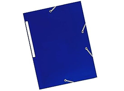 BLEU 3 FLAPS PLASTIC FOLDER (#126232)