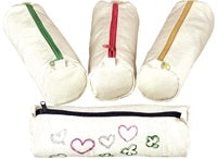 COTTON PENCIL POUCH CASE 25X10 (#126404)