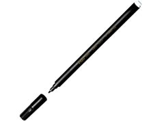 BLACK THIN FELT-TIP MARKER (#126306)