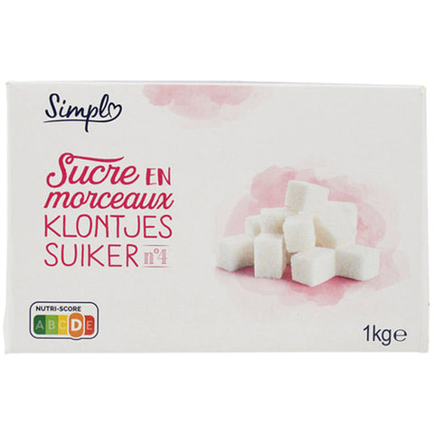 SUGAR CUBES N4 1KG (#115670)