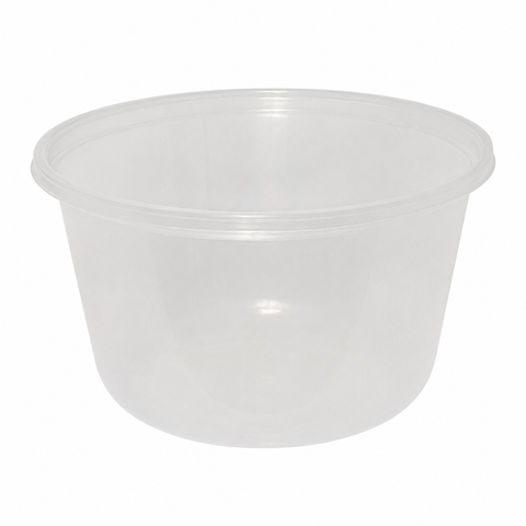 PP PLASTIC MICROWAVABLE CONTAINER 175ML (NO LID) Ø87MMX51MM 100PC (#11712)