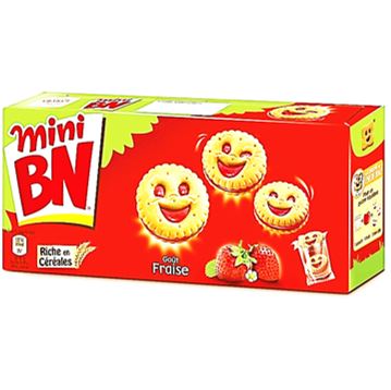 MINI STRAWBERRY BISCUITS 175G (#116440)