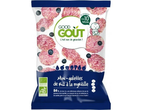 MINI RICE CAKES WITH BLUEBERRY 40G (#121384)