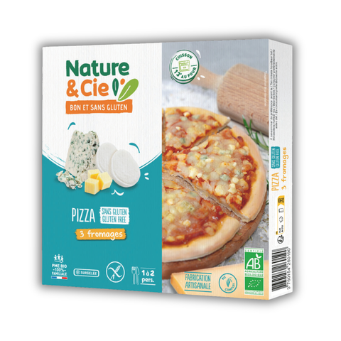 FRZ THREE CHEESE PIZZA 250G (#125256)