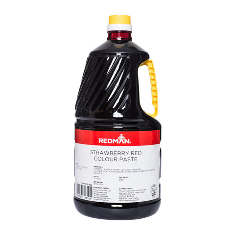STRAWBERRY RED COLOUR PASTE 3KG (#402)