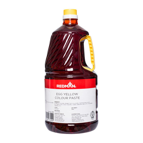 EGG YELLOW COLOUR PASTE 3KG (#411)