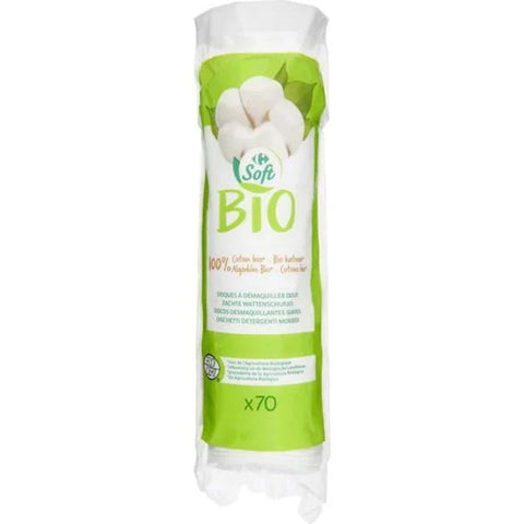 ORG ROUND COTTON PADS 70PC (#119224)
