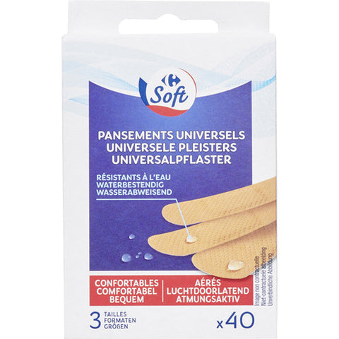 UNIVERSAL WATERPROOF PLASTERS 40PC (#119360)