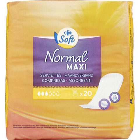 MAXI ABSORPTION NORMAL PADS 20PC (#119345)