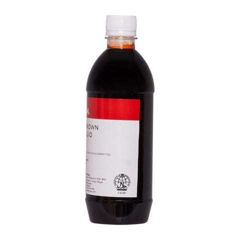 CHOCOLATE BROWN COLOUR LIQUID 500ML (#422)