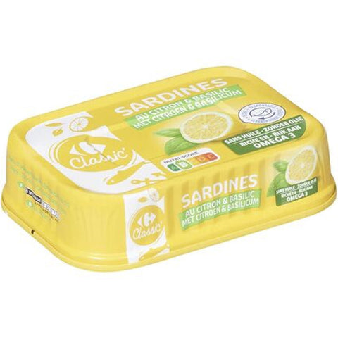SARDINES LEMON BASIL MARINADE 135G (#117089)