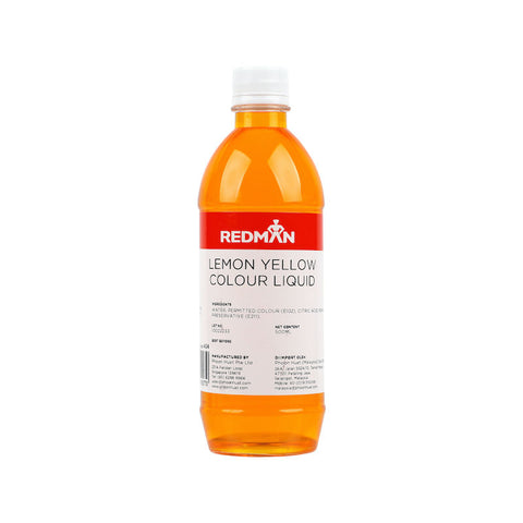 LEMON YELLOW COLOUR LIQUID 500ML (#424)