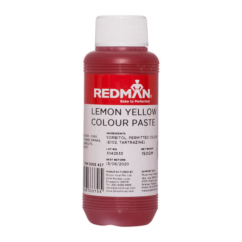 LEMON YELLOW COLOUR PASTE 150G (#427)