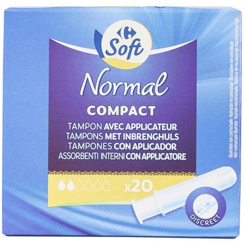 COMPACT SUPER TAMPONS APPLICATOR 20PC (#119318)