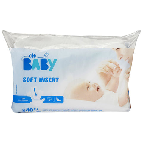 BABY DIAPER INSERTS 40PC (#118376)