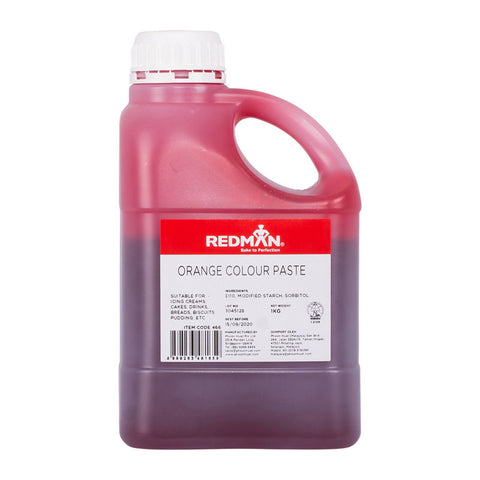 ORANGE COLOUR PASTE 1KG (#466)
