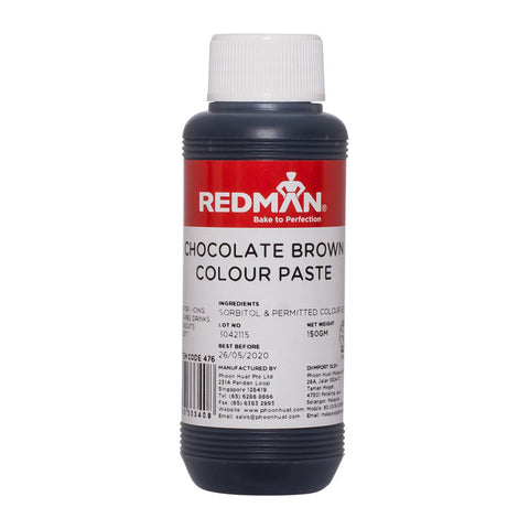 CHOCOLATE BROWN COLOUR PASTE 150G (#476)