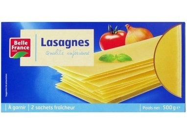 LASAGNA SHEETS PASTA 500G (#117713)