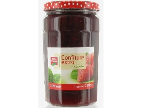 EXTRA STRAWBERRY JAM 750G (#126947)
